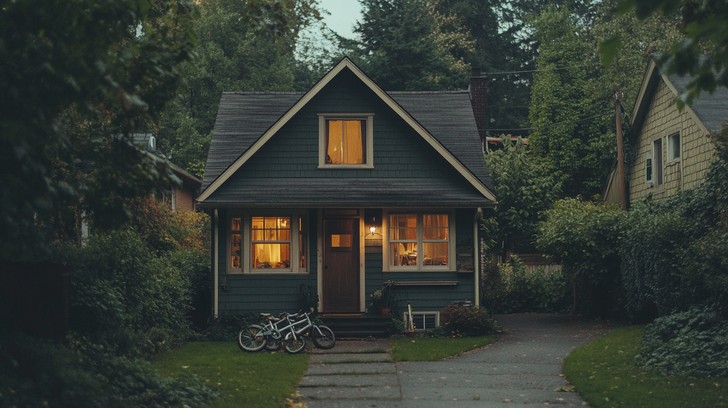 A calm Sunday evening scene at home